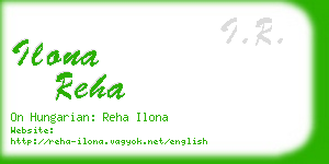 ilona reha business card